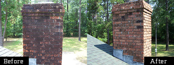 Smoke stain removal before and after